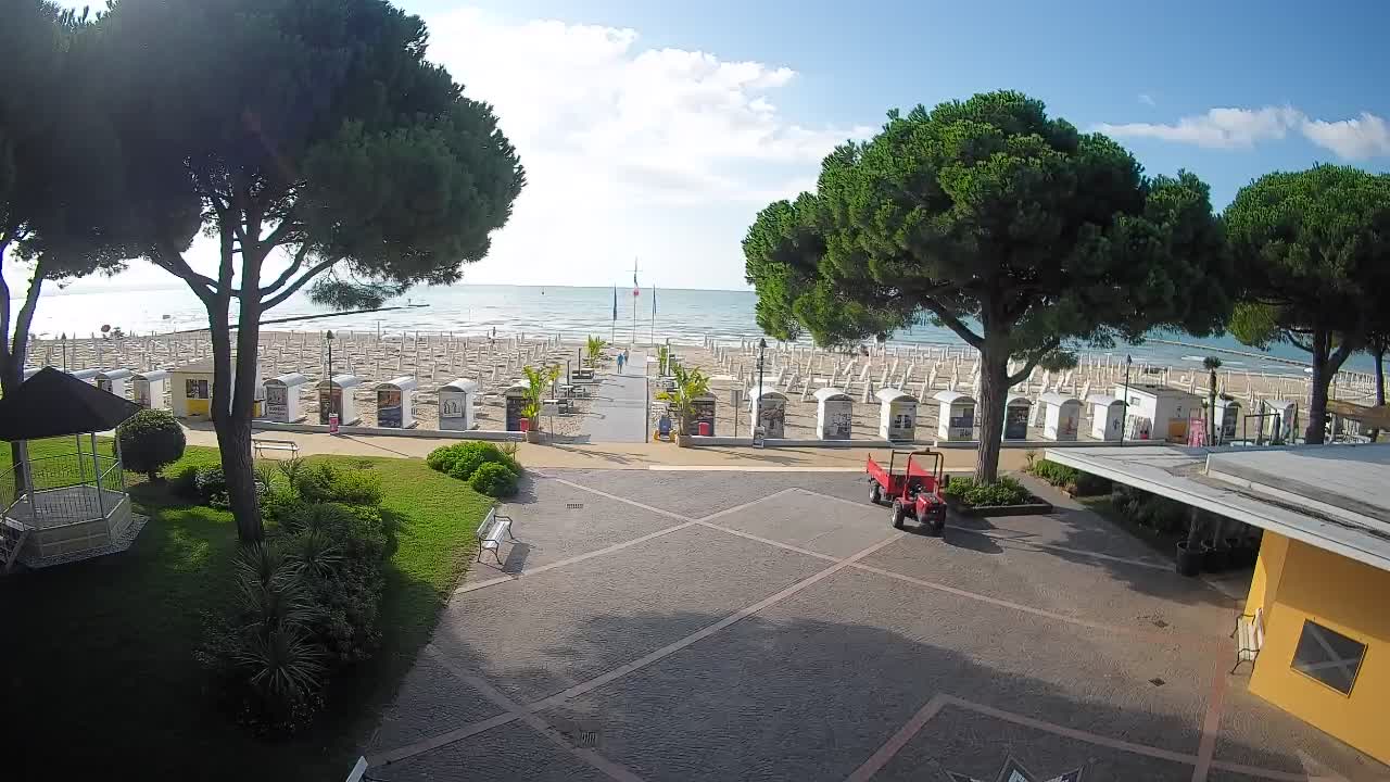 Webcam de Grado – Entrada de la playa (Lido di Grado)