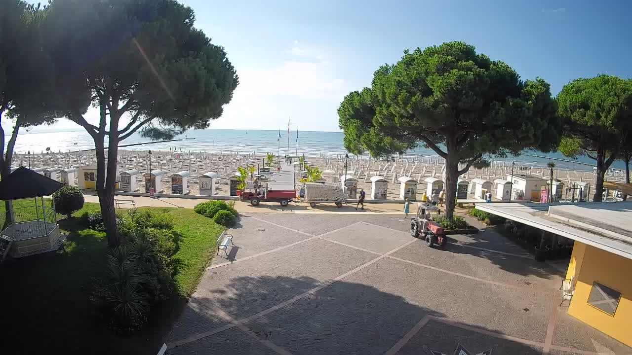 Webcam de Grado – Entrada de la playa (Lido di Grado)