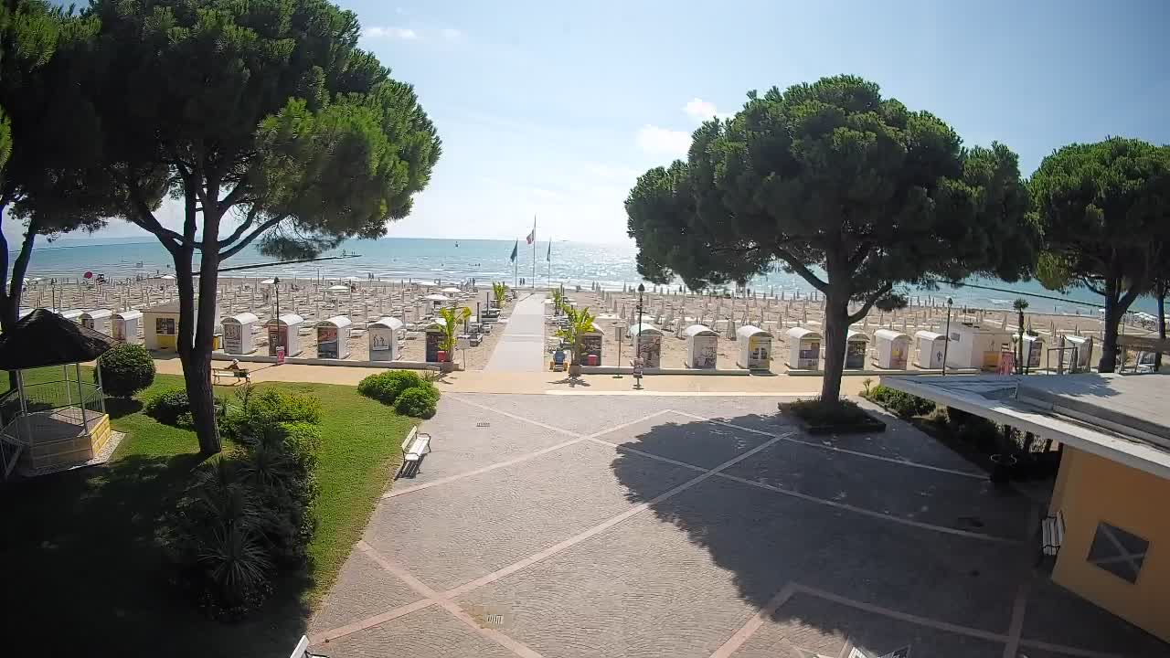 Webcam de Grado – Entrada de la playa (Lido di Grado)