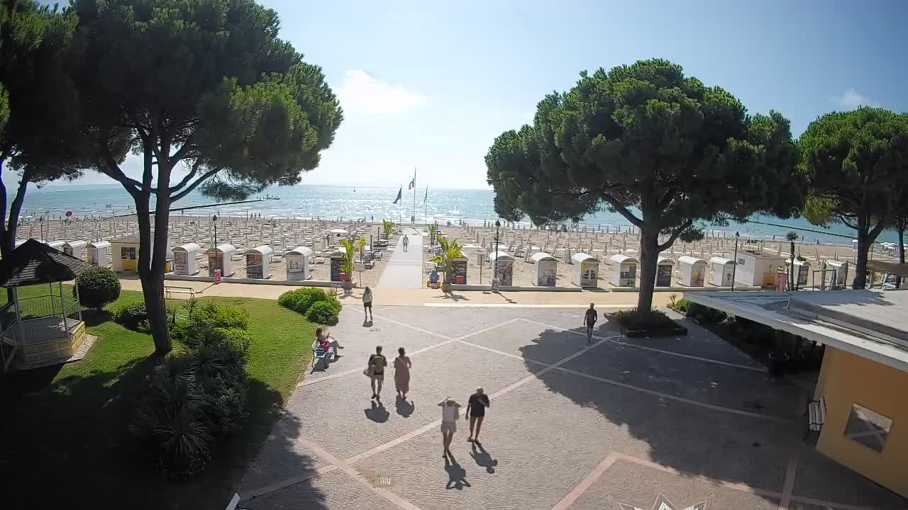 Spletna kamera Gradež (Grado) – Vhod na plažo