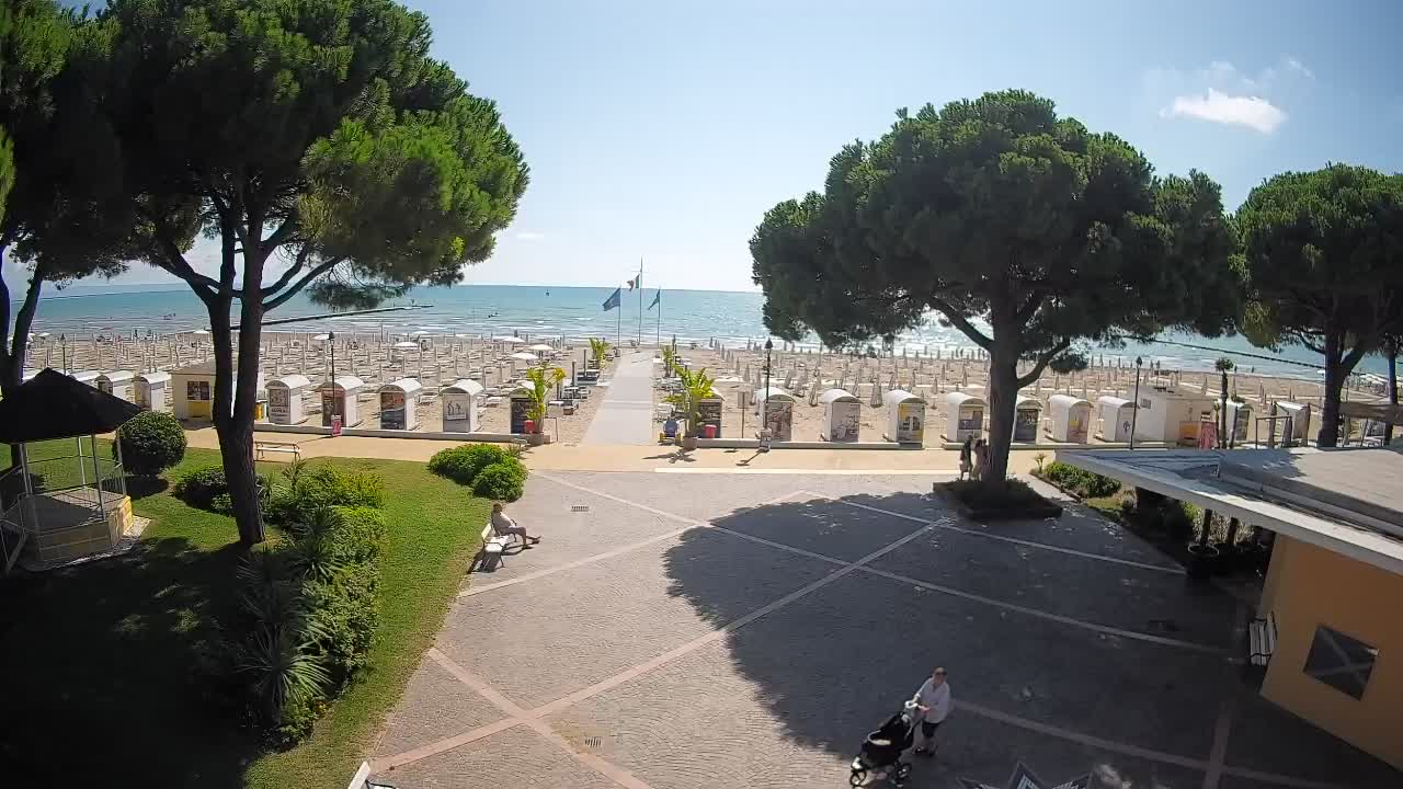 Spletna kamera Gradež (Grado) – Vhod na plažo
