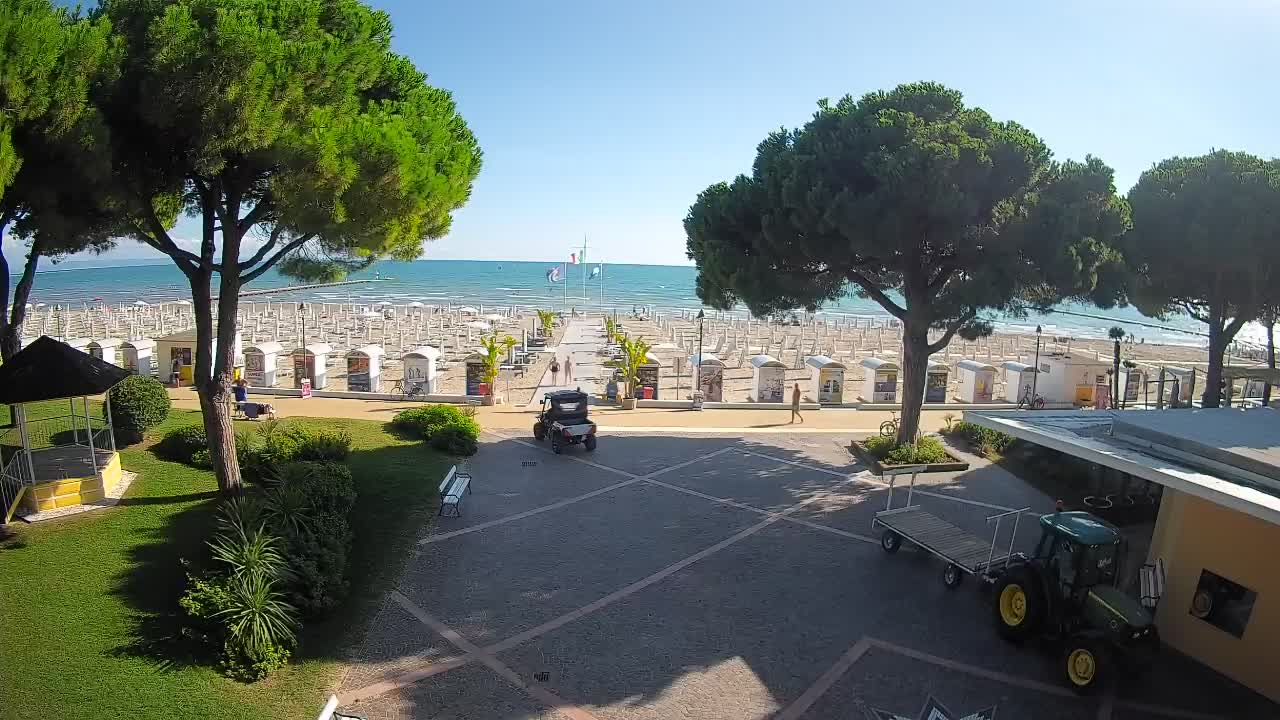 Webcam Grado – Entrée de la plage (Lido di Grado)