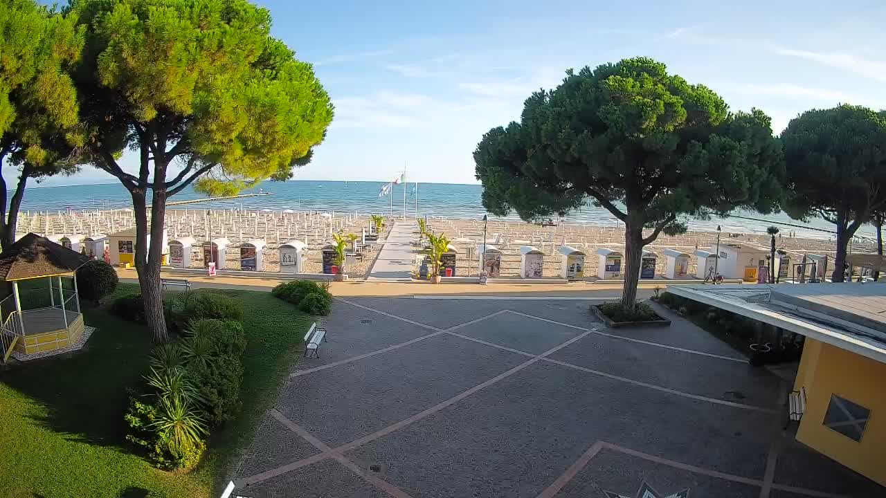 Webcam de Grado – Entrada de la playa (Lido di Grado)