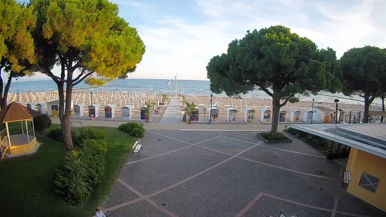 Webcam de Grado – Entrada de la playa (Lido di Grado)