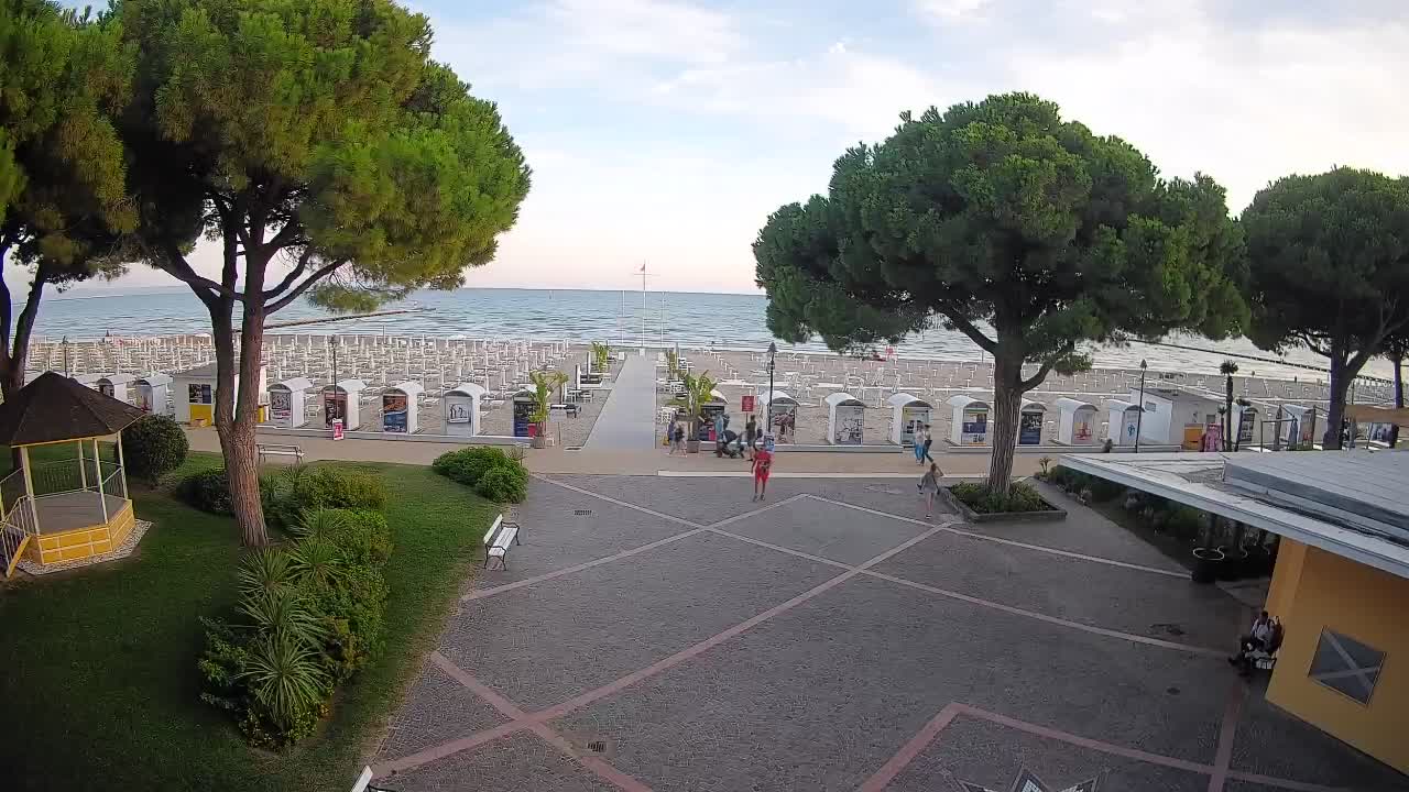 Spletna kamera Gradež (Grado) – Vhod na plažo