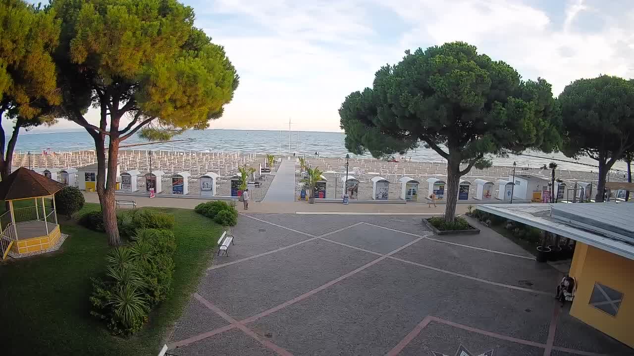 Spletna kamera Gradež (Grado) – Vhod na plažo