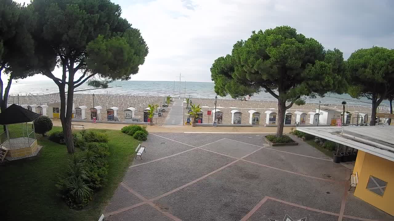 Spletna kamera Gradež (Grado) – Vhod na plažo