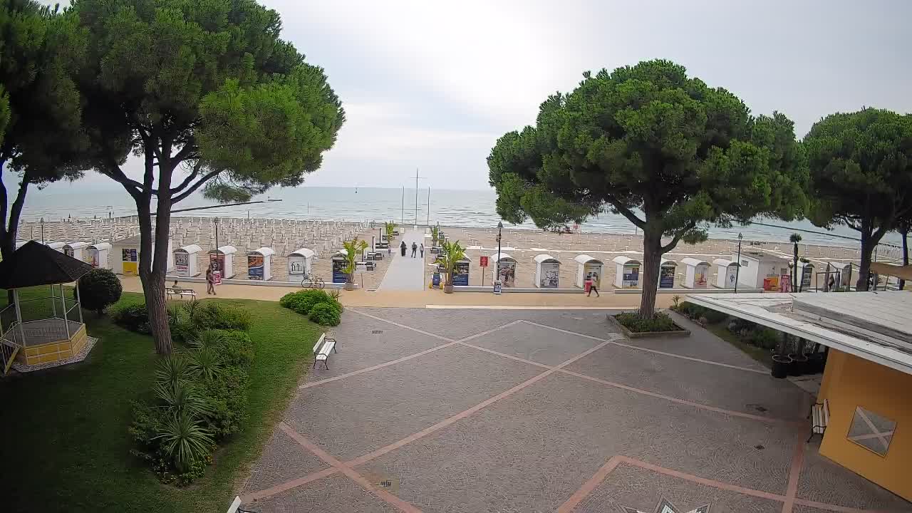 Spletna kamera Gradež (Grado) – Vhod na plažo