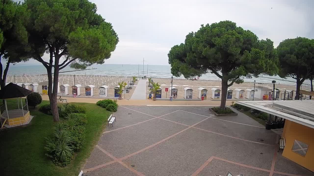 Spletna kamera Gradež (Grado) – Vhod na plažo