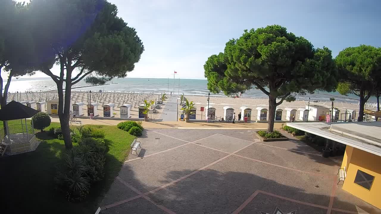 Webcam de Grado – Entrada de la playa (Lido di Grado)