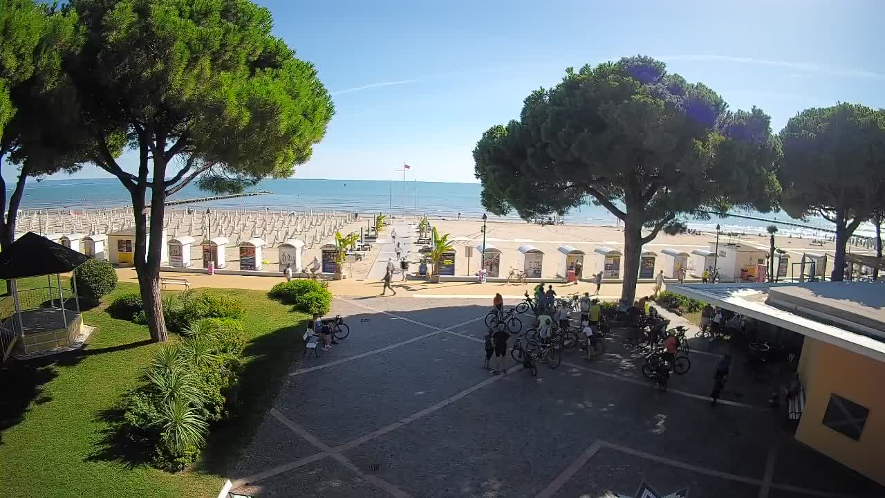 Webcam de Grado – Entrada de la playa (Lido di Grado)