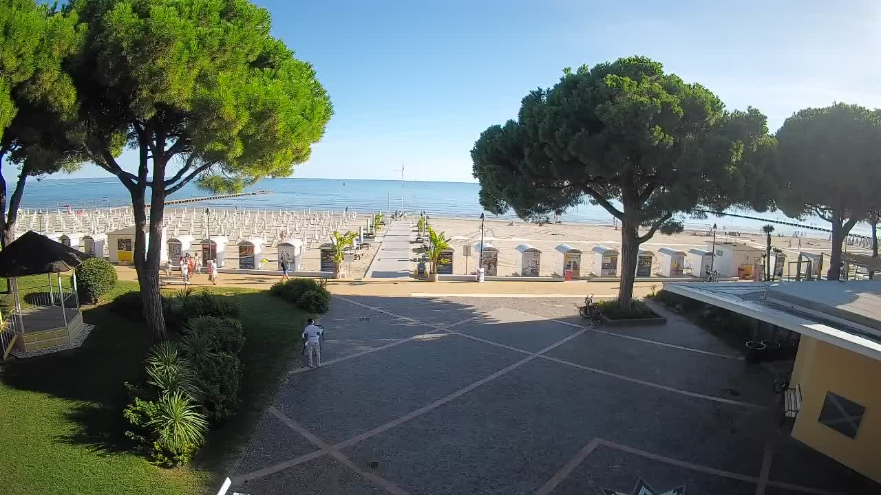 Webcam de Grado – Entrada de la playa (Lido di Grado)