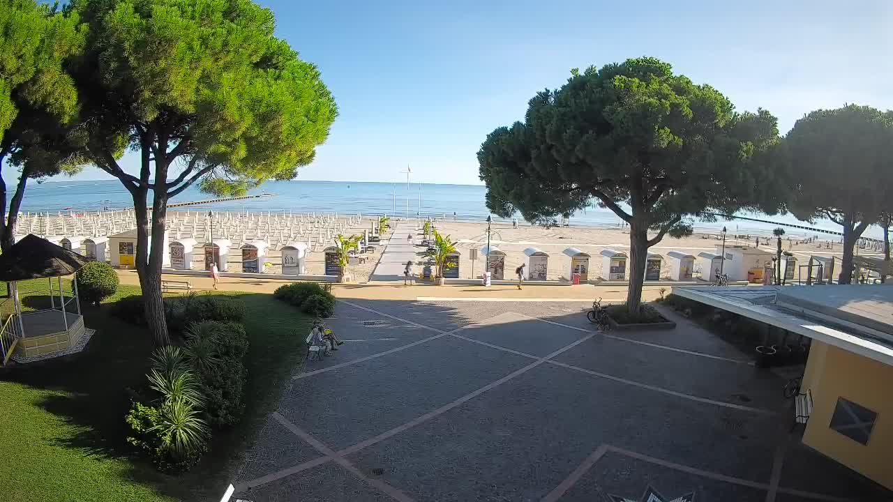 Webcam de Grado – Entrada de la playa (Lido di Grado)