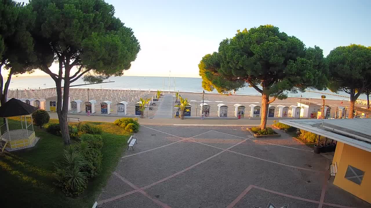 Spletna kamera Gradež (Grado) – Vhod na plažo