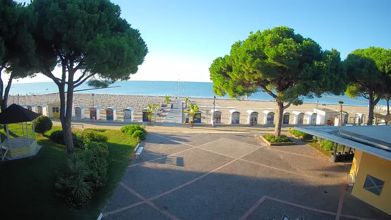 Webcam de Grado – Entrada de la playa (Lido di Grado)