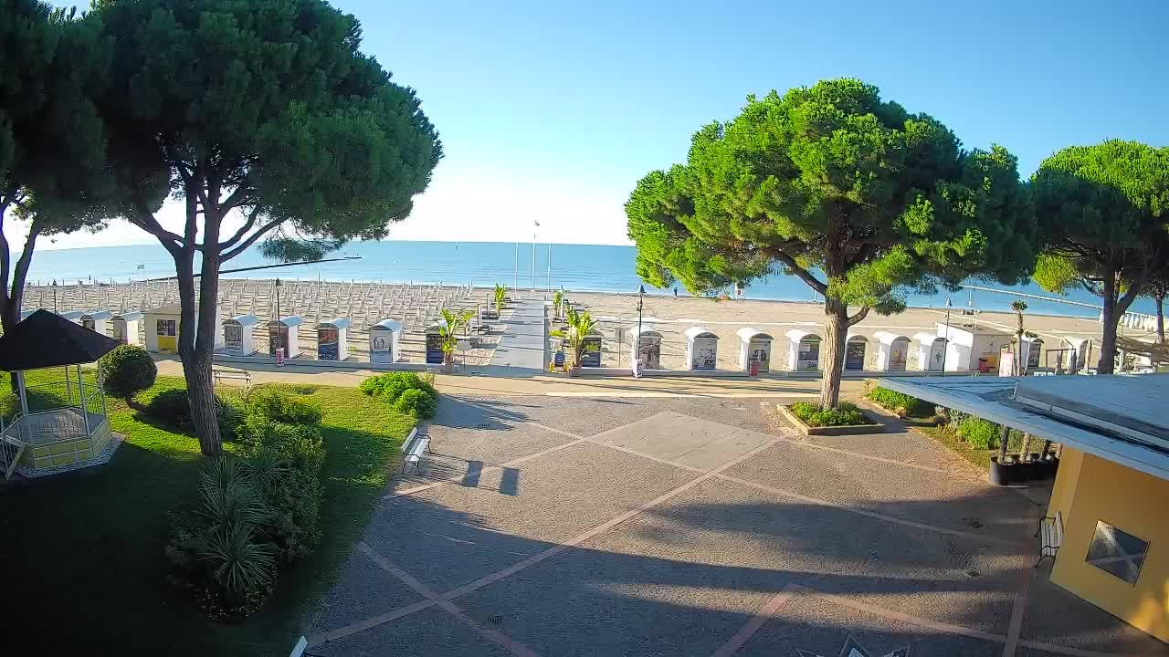 Webcam de Grado – Entrada de la playa (Lido di Grado)