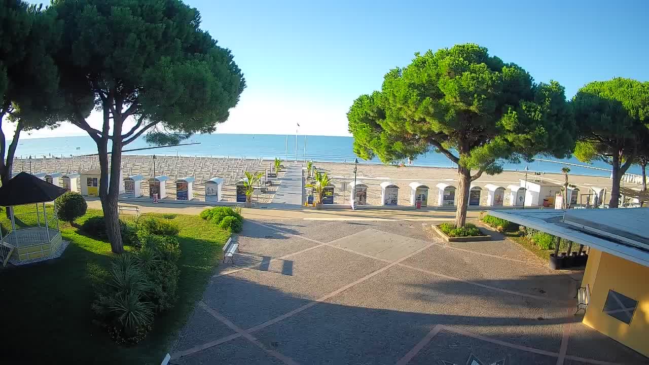 Spletna kamera Gradež (Grado) – Vhod na plažo
