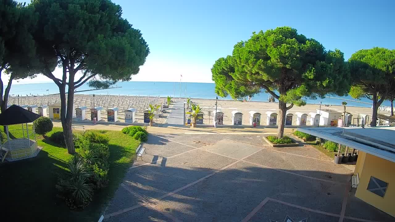 Spletna kamera Gradež (Grado) – Vhod na plažo