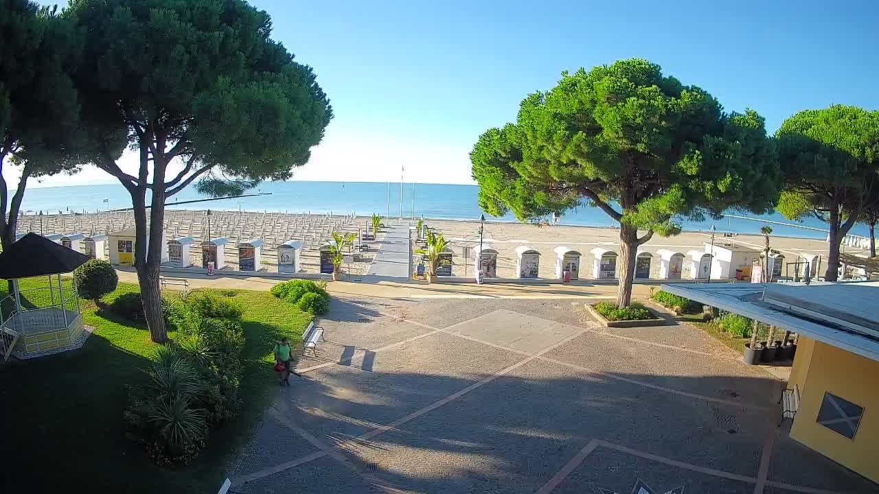 Webcam Grado – Entrée de la plage (Lido di Grado)
