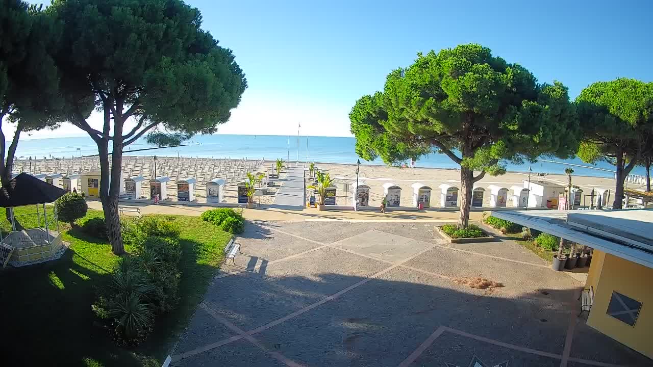 Spletna kamera Gradež (Grado) – Vhod na plažo