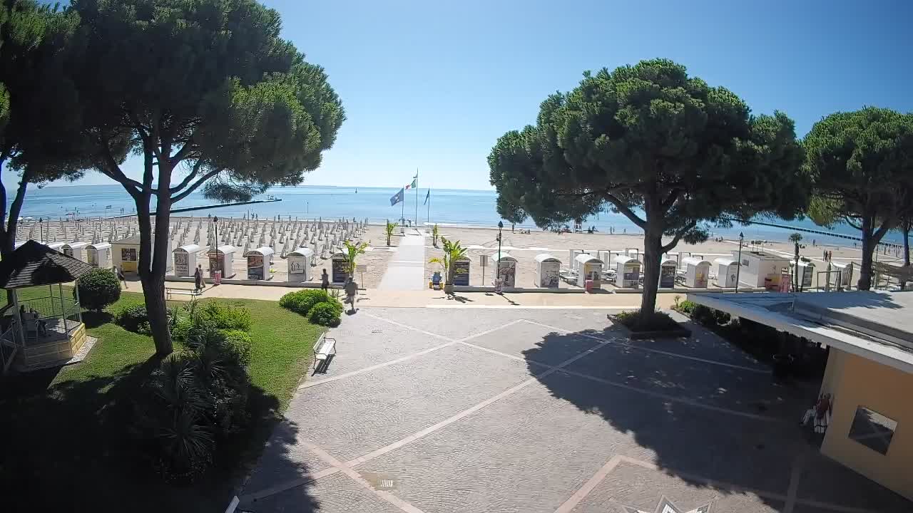 Spletna kamera Gradež (Grado) – Vhod na plažo