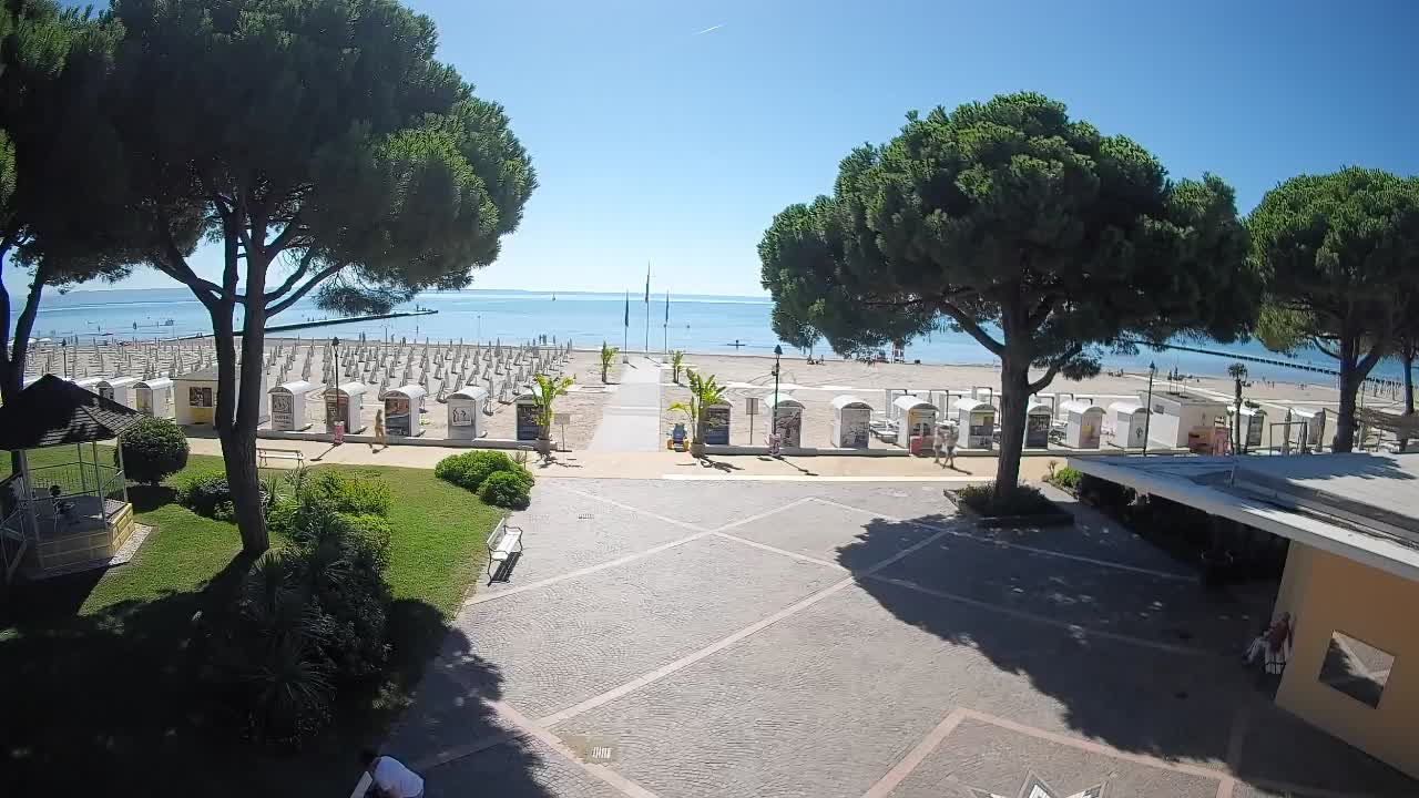 Spletna kamera Gradež (Grado) – Vhod na plažo