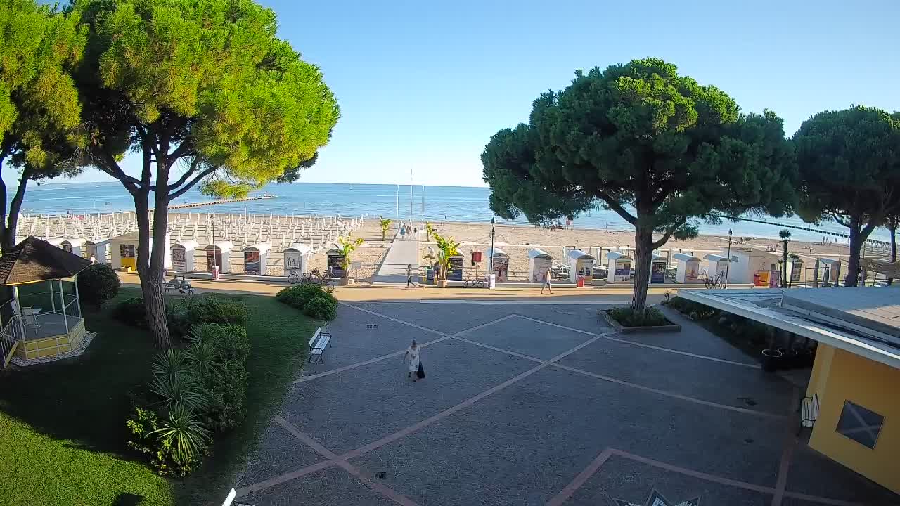 Spletna kamera Gradež (Grado) – Vhod na plažo