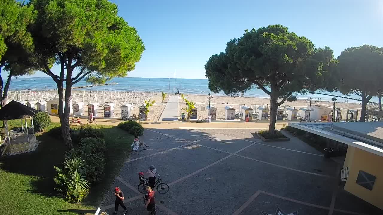 Spletna kamera Gradež (Grado) – Vhod na plažo