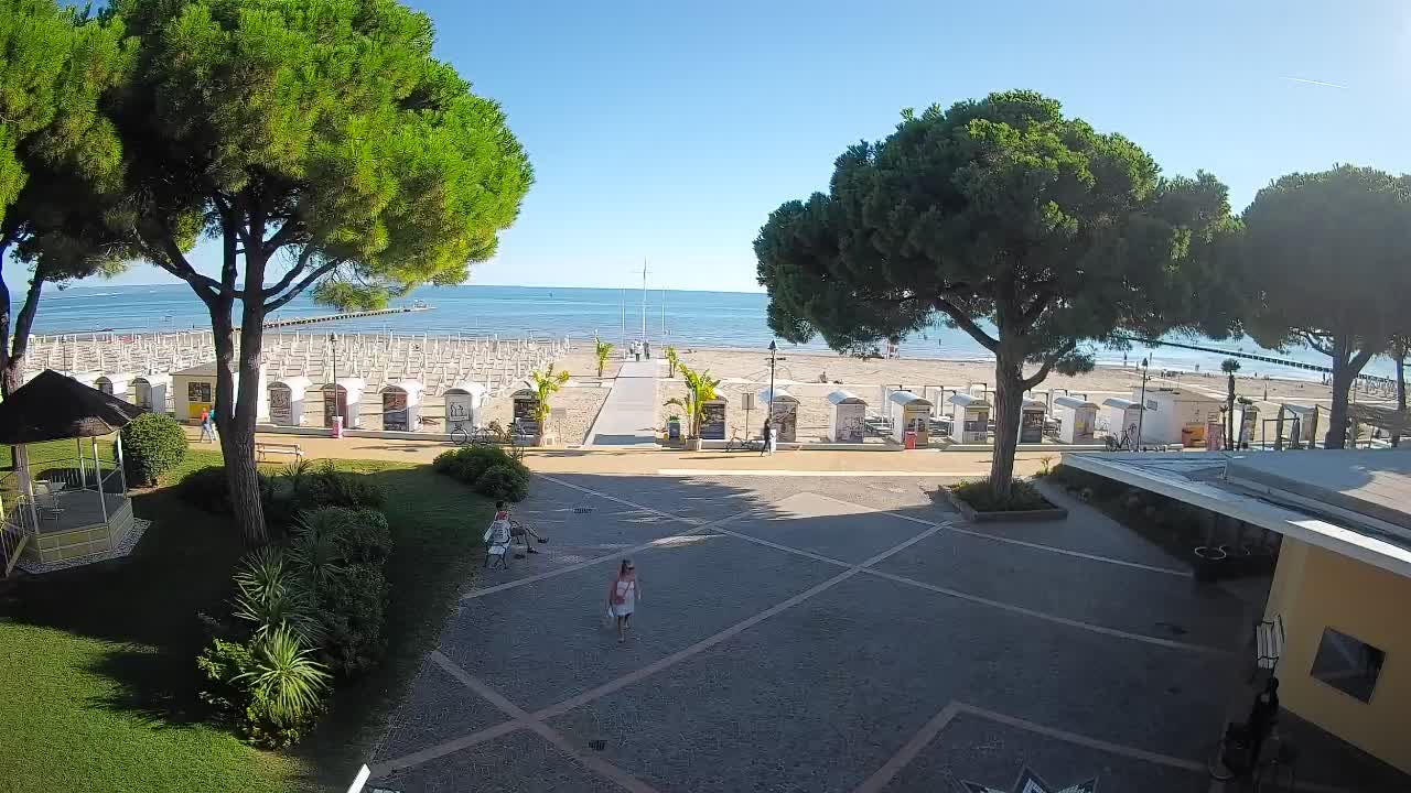 Webcam Grado – Entrée de la plage (Lido di Grado)
