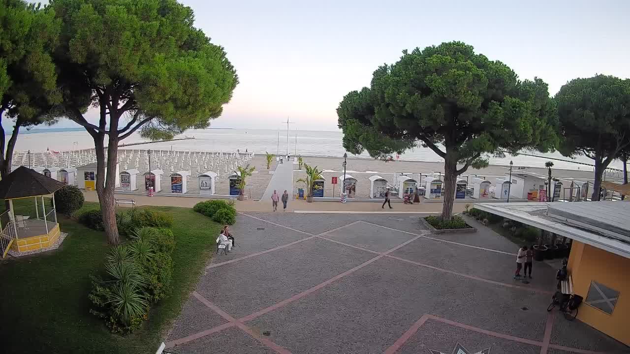 Spletna kamera Gradež (Grado) – Vhod na plažo