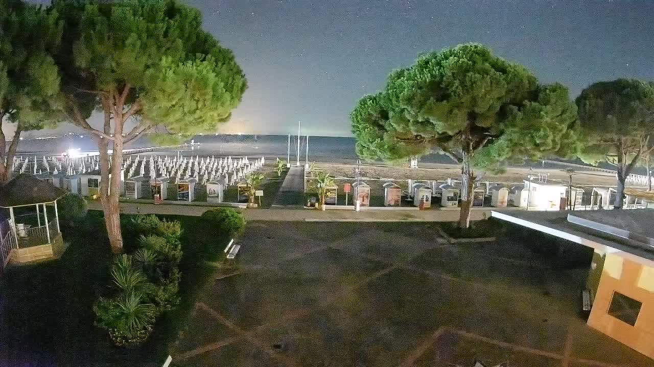 Spletna kamera Gradež (Grado) – Vhod na plažo