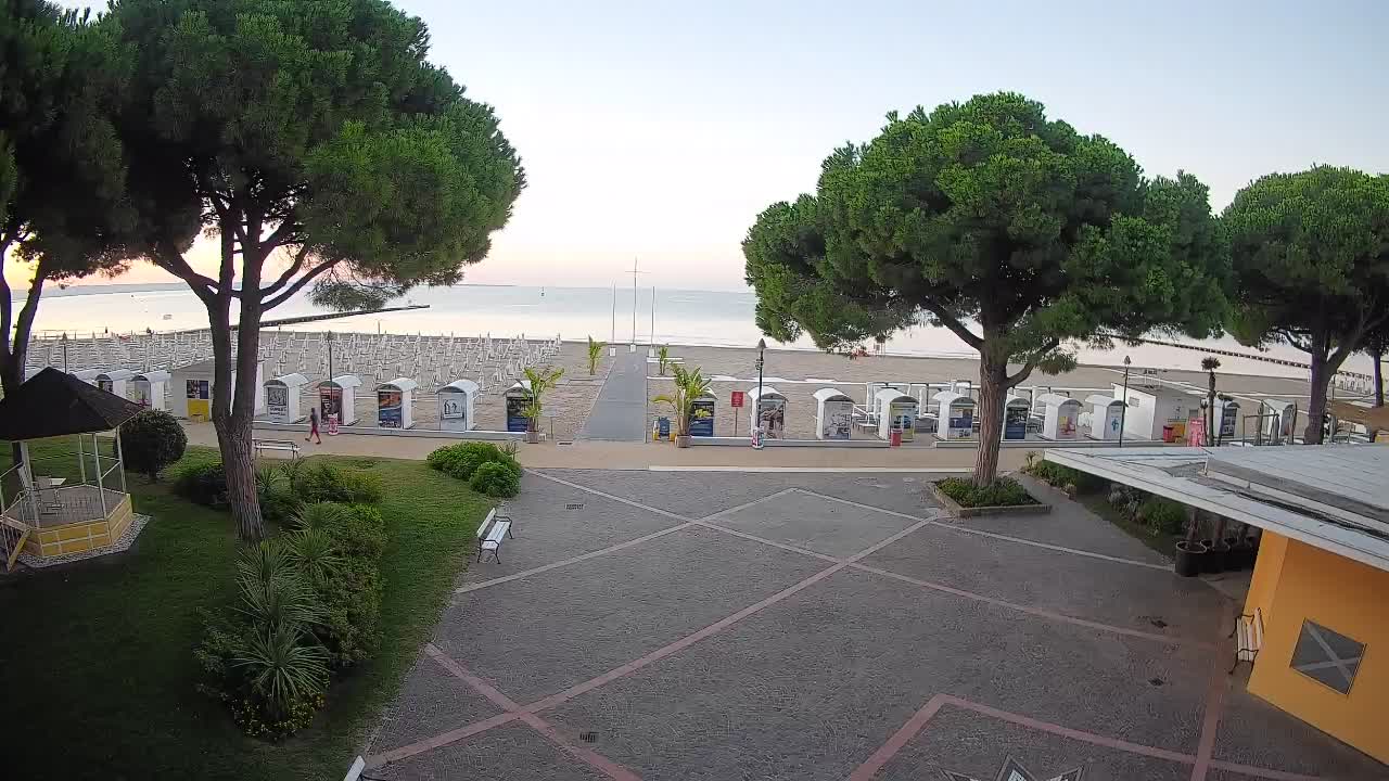 Spletna kamera Gradež (Grado) – Vhod na plažo