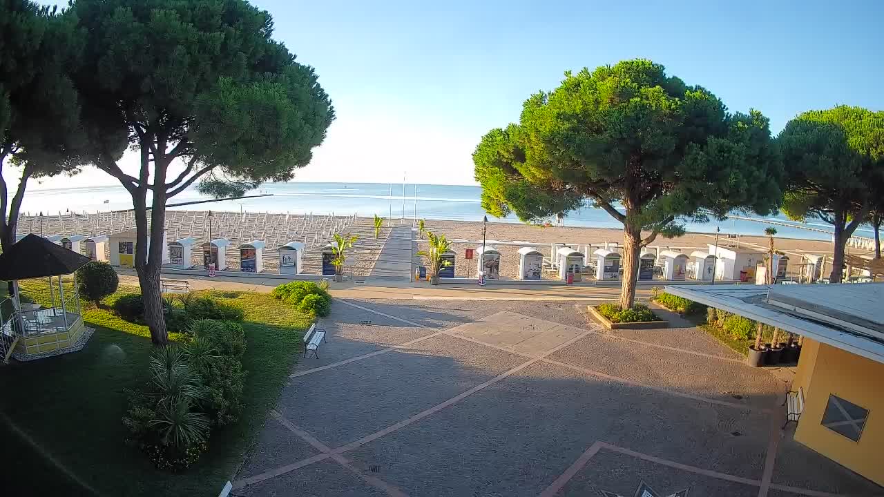 Webcam de Grado – Entrada de la playa (Lido di Grado)