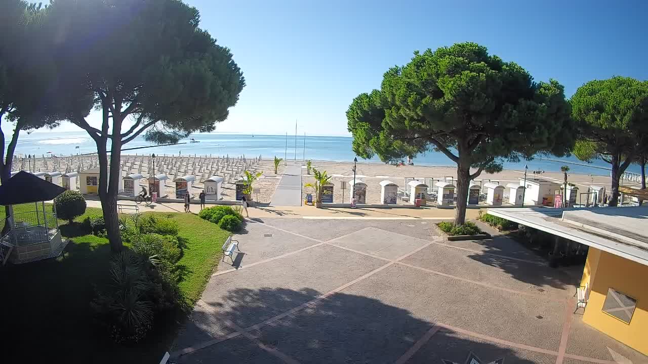 Spletna kamera Gradež (Grado) – Vhod na plažo