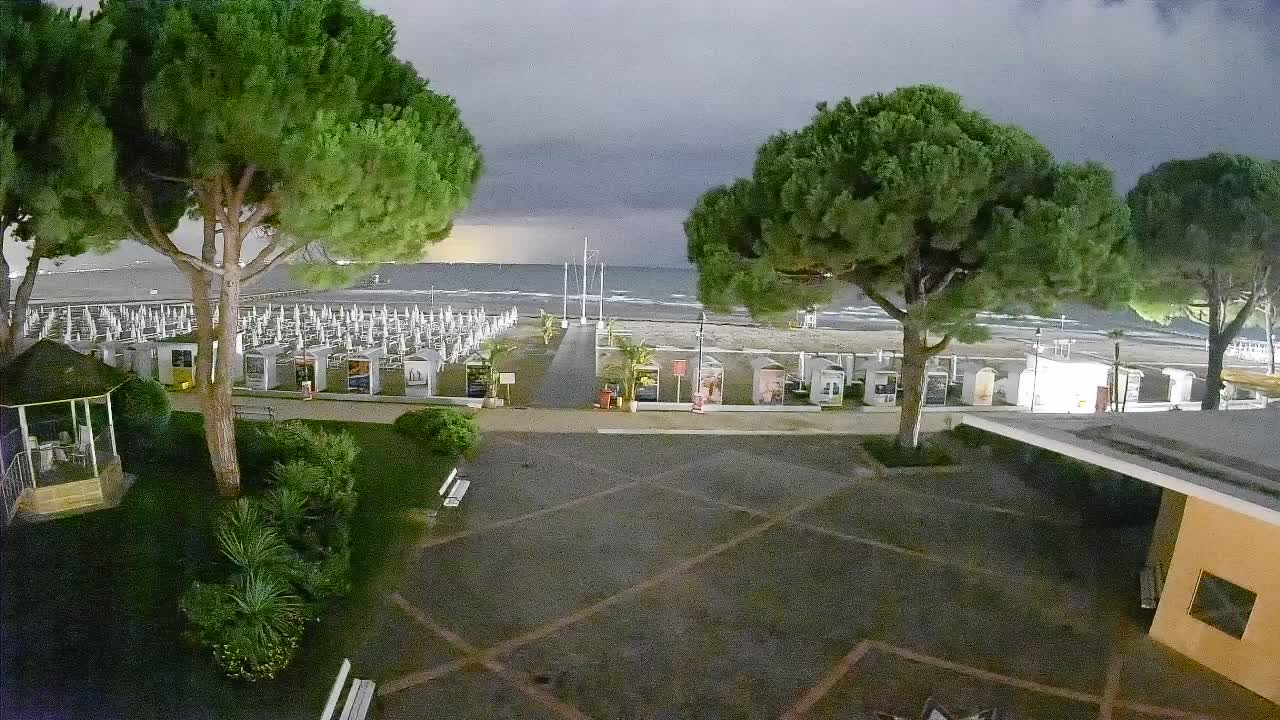 Entrée Plage Grado | Vue en Direct sur le Littoral