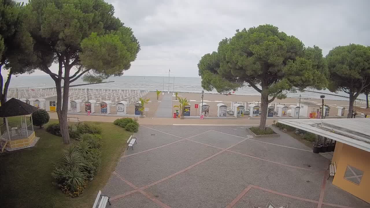 Grado Strand Eingang | Live-Ansicht der Küste