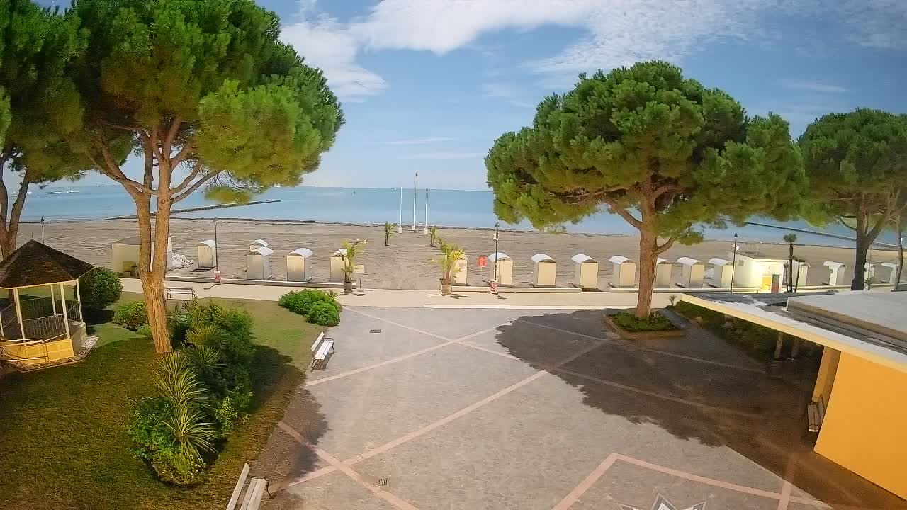 Entrée Plage Grado | Vue en Direct sur le Littoral