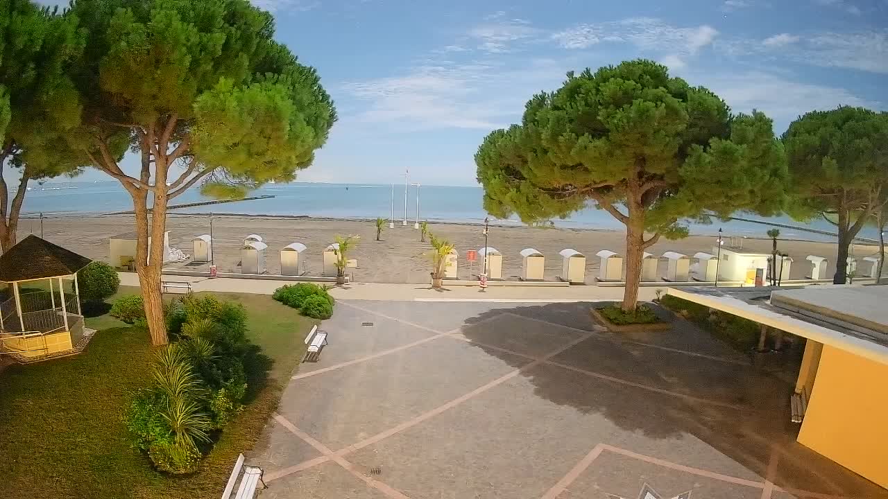 Entrée Plage Grado | Vue en Direct sur le Littoral