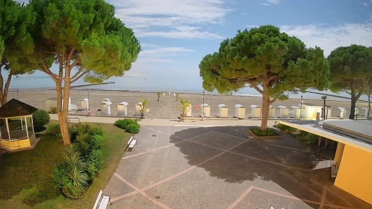 Entrée Plage Grado | Vue en Direct sur le Littoral