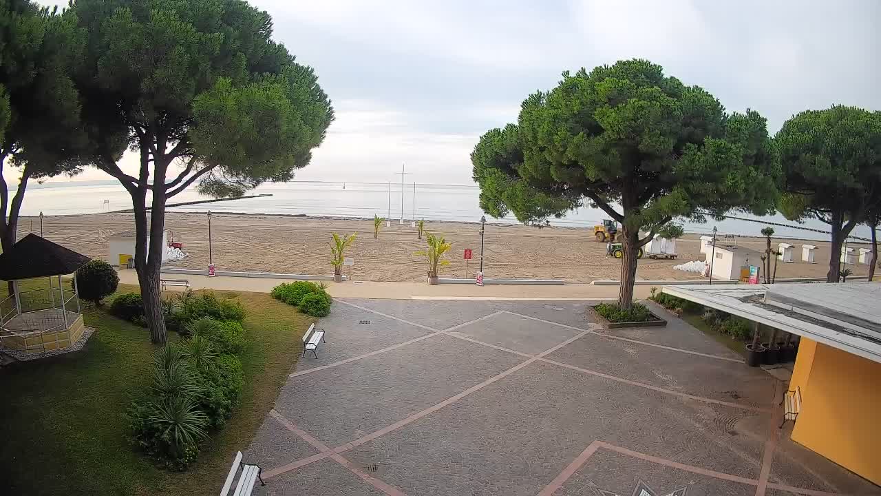 Spletna kamera Gradež (Grado) – Vhod na plažo