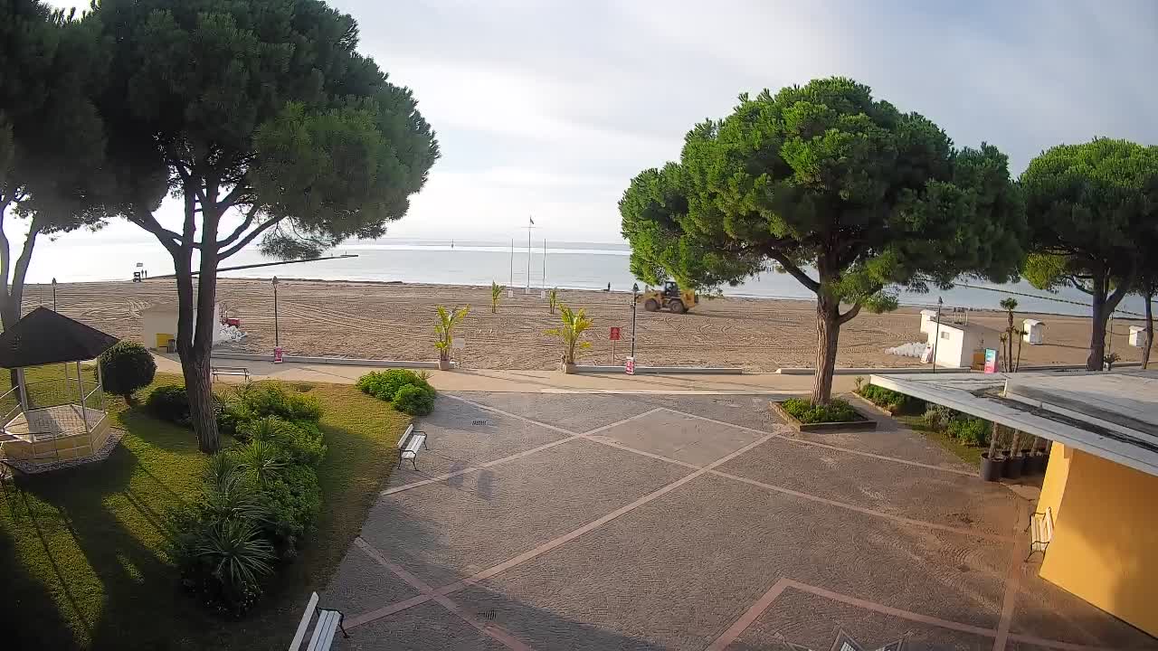 Grado Strand Eingang | Live-Ansicht der Küste