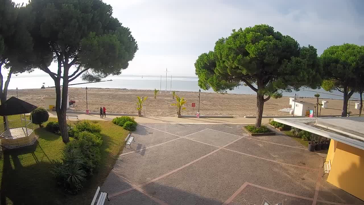 Grado Strand Eingang | Live-Ansicht der Küste