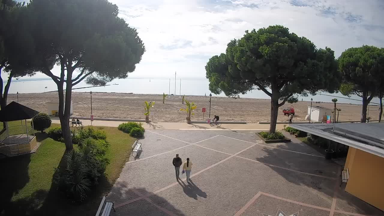 Grado Strand Eingang | Live-Ansicht der Küste