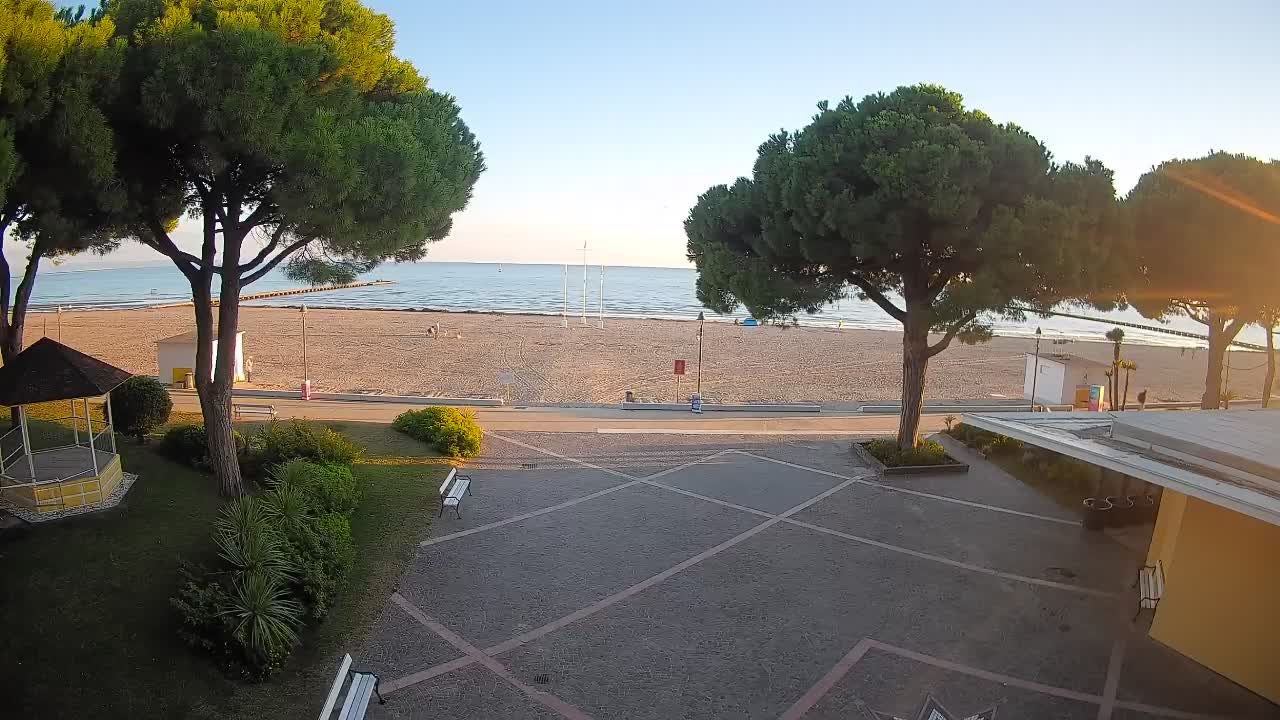 Webcam de Grado – Entrada de la playa (Lido di Grado)