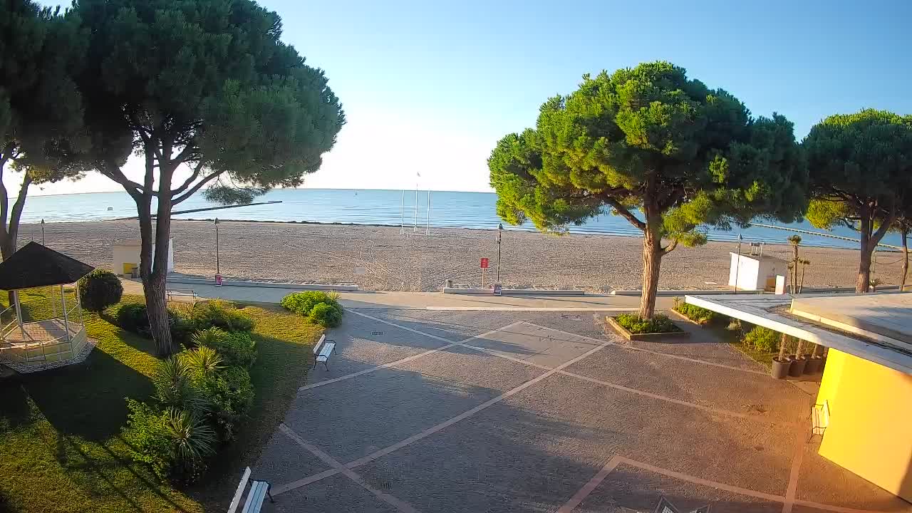 Webcam de Grado – Entrada de la playa (Lido di Grado)