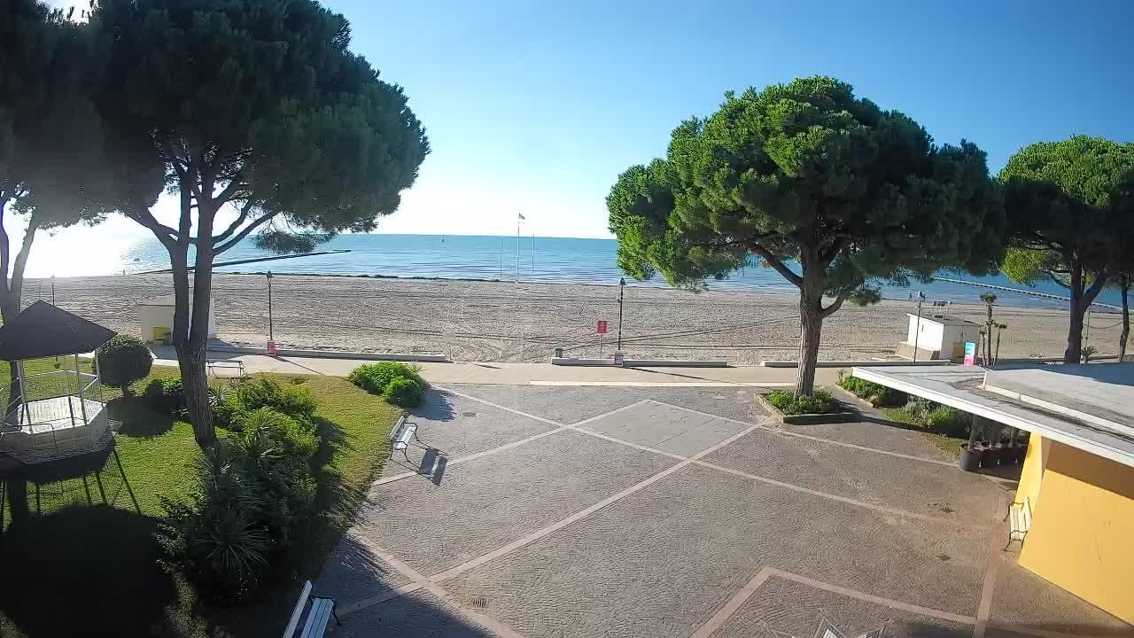 Spletna kamera Gradež (Grado) – Vhod na plažo