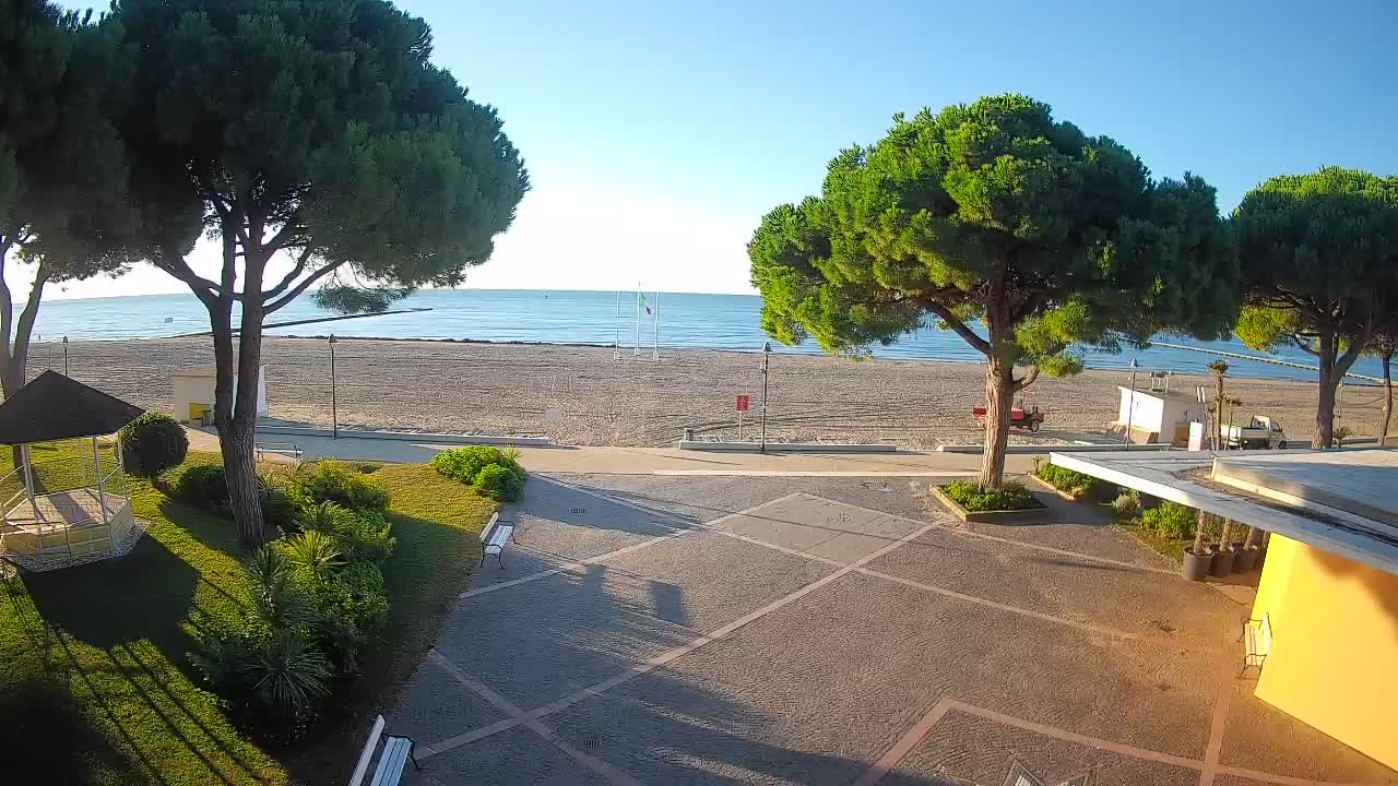 Web kamera Grado – Ulaz na plažu (Lido di Grado)