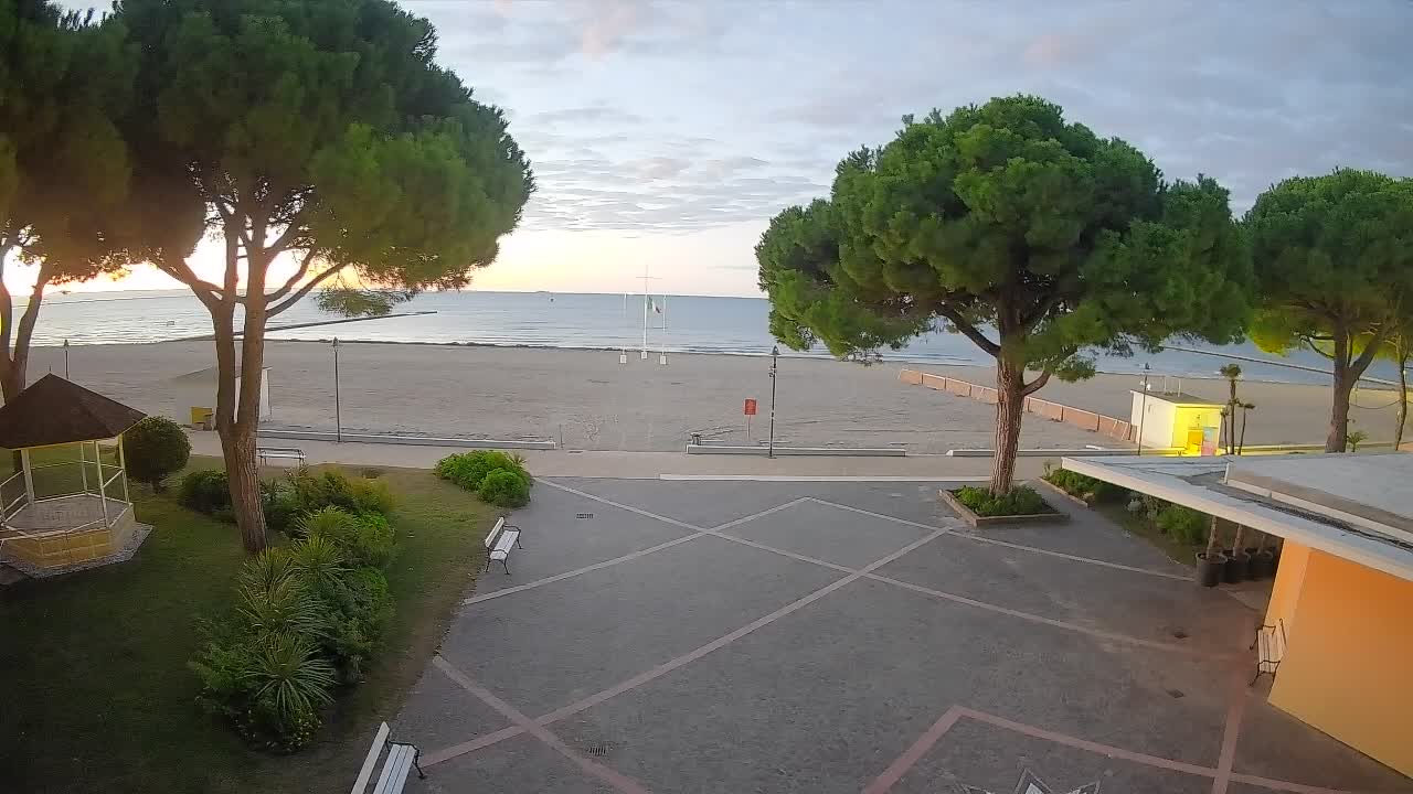 Spletna kamera Gradež (Grado) – Vhod na plažo