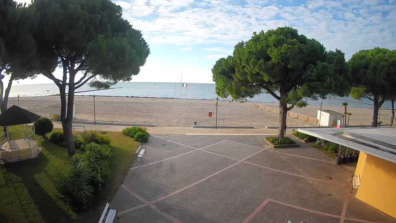 Spletna kamera Gradež (Grado) – Vhod na plažo