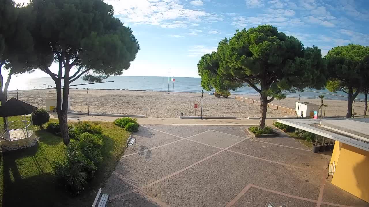 Webcam de Grado – Entrada de la playa (Lido di Grado)
